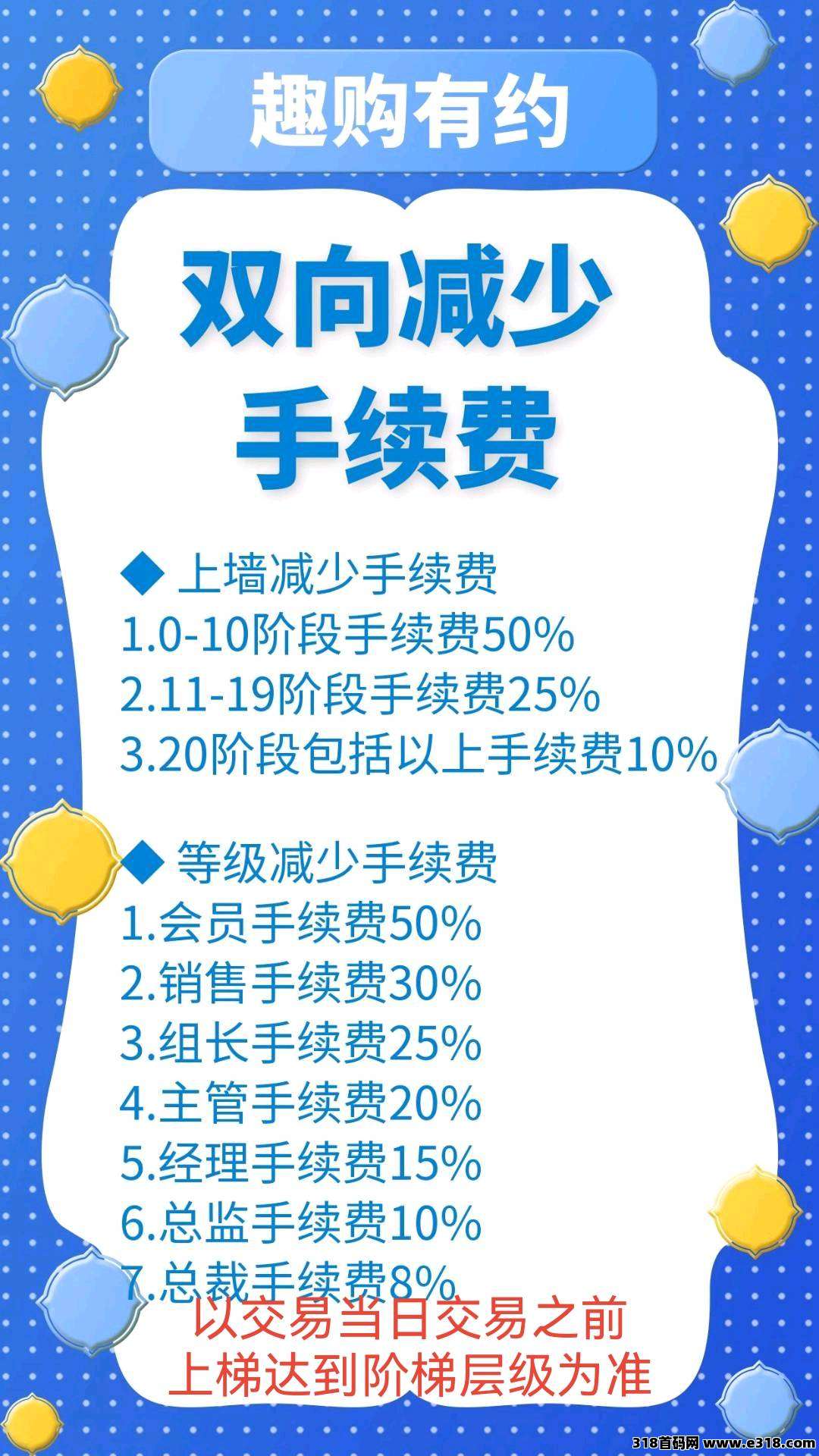 【趣购有约】今日首码，零撸高扶持，长期稳定爬梯项目